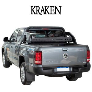 Barra Antivuelco Negra + Parrilla Kraken Para Amarok